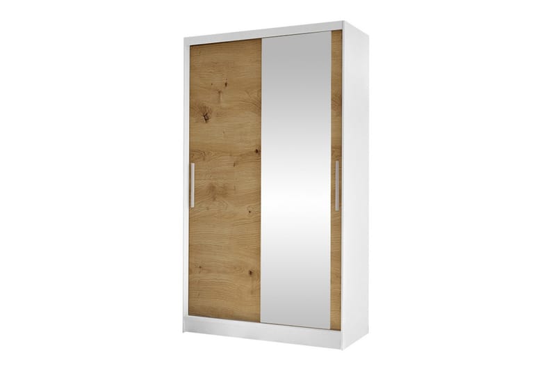 Glenmore Garderobe m. Speil - Hvid - Oppbevaring - Klesoppbevaring - Garderober & garderobesystem