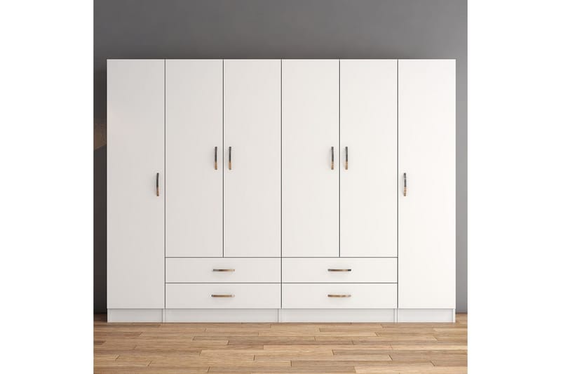 GRD Garderobe 240 cm - Hvit - Garderober & garderobesystem - Garderobeskap & klesskap