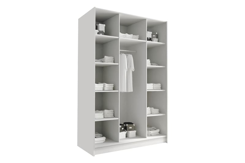 Herrljunga Garderobe 150 cm - Kashmir/Gull - Oppbevaring - Klesoppbevaring - Garderober & garderobesystem