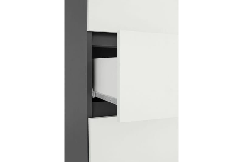 Hudnall Garderobe 38x35 cm Høy - Antrasitt/Natur - Oppbevaring - Klesoppbevaring - Garderober & garderobesystem