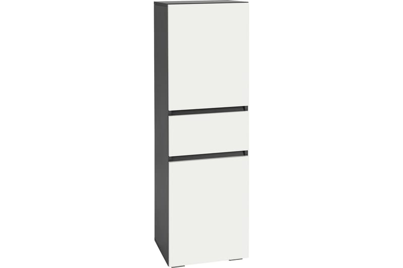 Hudnall Garderobe 38x35 cm Lav - Antrasitt/Natur - Oppbevaring - Klesoppbevaring - Garderober & garderobesystem