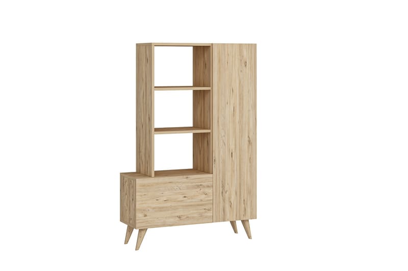 Agostina Skohylle Garderobe 80x121 cm Lys brun - Hanah Home - Oppbevaring - Klesoppbevaring - Garderober & garderobesystem - Innredning garderobe - Skohylle garderobe