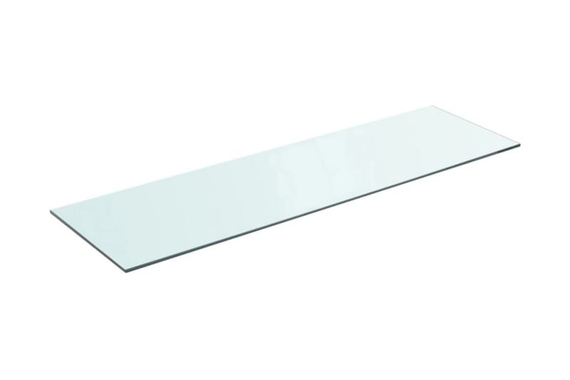 Hyllepaneler 2 stk klart glass 90x25 cm - Oppbevaring - Klesoppbevaring - Garderober & garderobesystem - Innredning garderobe - Hylleplan til garderobe