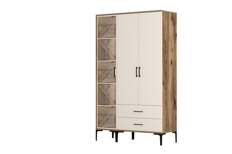 Kumsal Garderobe 120 cm - Cream - Oppbevaring - Klesoppbevaring - Garderober & garderobesystem