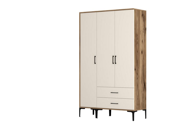 Kumsal Garderobe 120 cm - Cream - Oppbevaring - Klesoppbevaring - Garderober & garderobesystem