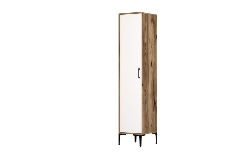 Kumsal Garderobe 40 cm - Valnøtt/Hvit - Oppbevaring - Klesoppbevaring - Garderober & garderobesystem