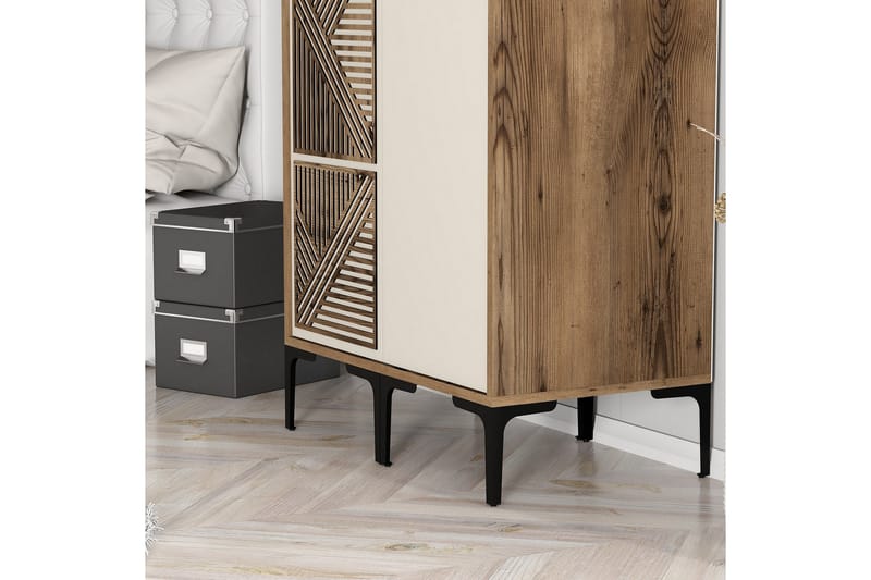 Kumsal Garderobe 80 cm - Cream - Oppbevaring - Klesoppbevaring - Garderober & garderobesystem