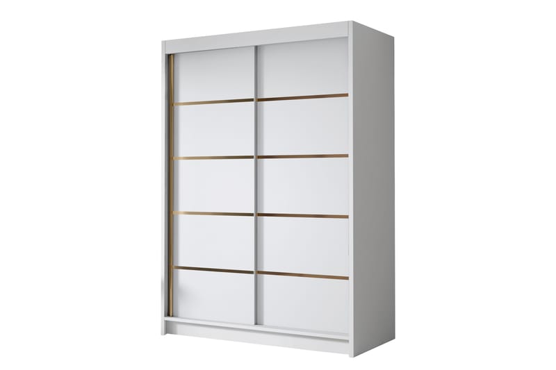 Lungos Garderobe 120x200 cm - Hvit - Oppbevaring - Klesoppbevaring - Garderober & garderobesystem