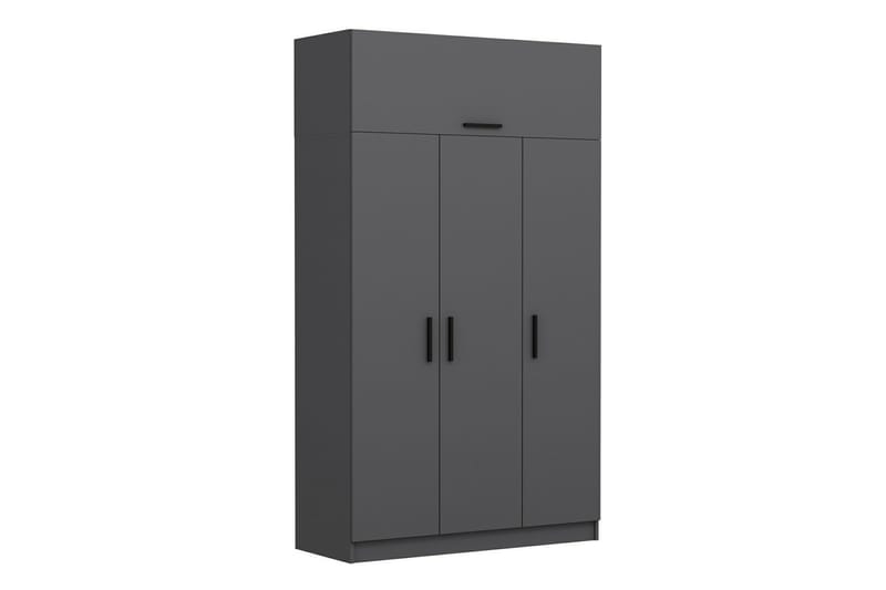 Minar Garderobe 135 cm - Antrasitt - Oppbevaring - Klesoppbevaring - Garderober & garderobesystem