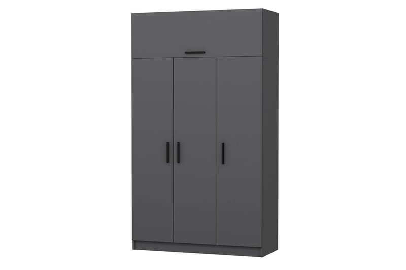 Minar Garderobe 135 cm - Antrasitt - Oppbevaring - Klesoppbevaring - Garderober & garderobesystem