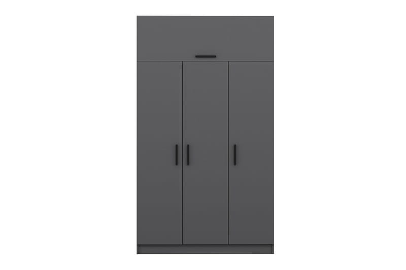 Minar Garderobe 135 cm - Antrasitt - Oppbevaring - Klesoppbevaring - Garderober & garderobesystem