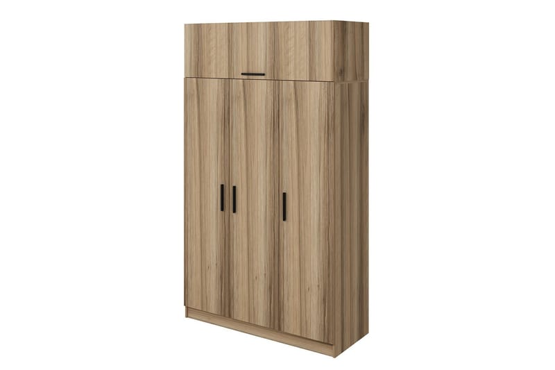 Minar Garderobe 135 cm - Brun - Oppbevaring - Klesoppbevaring - Garderober & garderobesystem