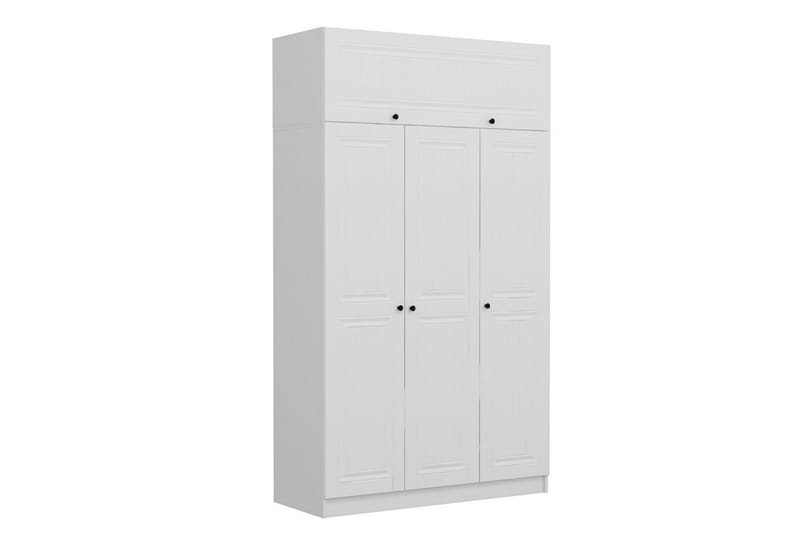 Minar Garderobe 135 cm - Hvit - Oppbevaring - Klesoppbevaring - Garderober & garderobesystem