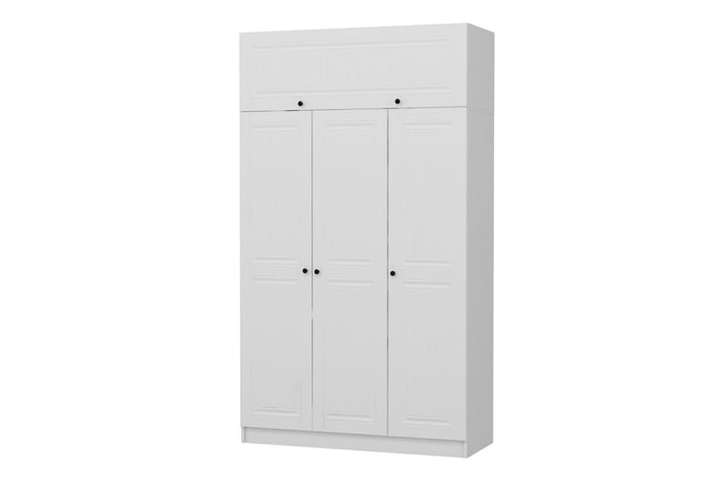 Minar Garderobe 135 cm - Hvit - Oppbevaring - Klesoppbevaring - Garderober & garderobesystem