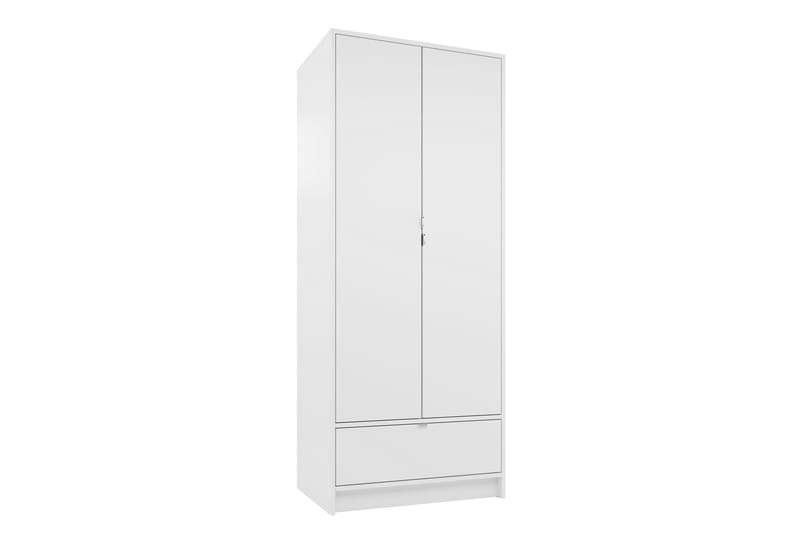 Munkedal Garderobe 80 cm - Hvit - Oppbevaring - Klesoppbevaring - Garderober & garderobesystem