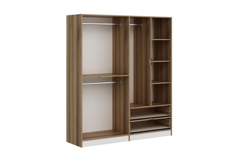 Munna Garderobe 180 cm - Hvit - Oppbevaring - Klesoppbevaring - Garderober & garderobesystem