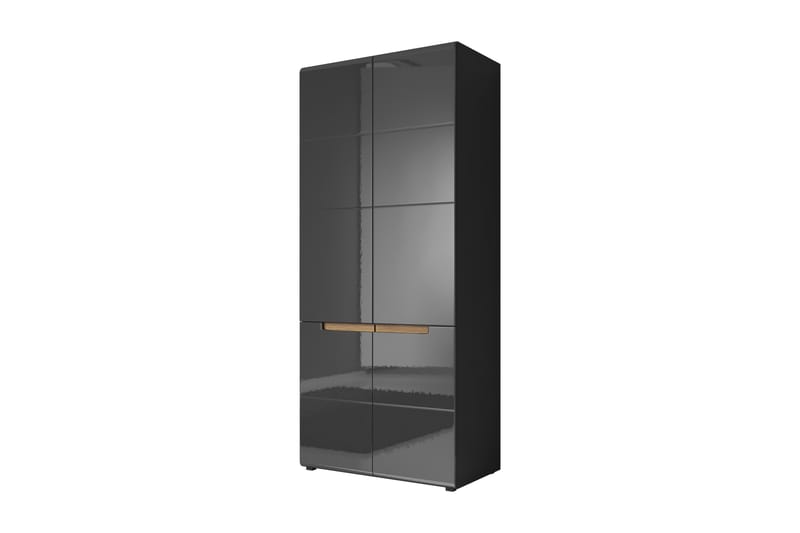 Nantua garderobeskap 60x91 cm - Svart - Oppbevaring - Klesoppbevaring - Garderober & garderobesystem