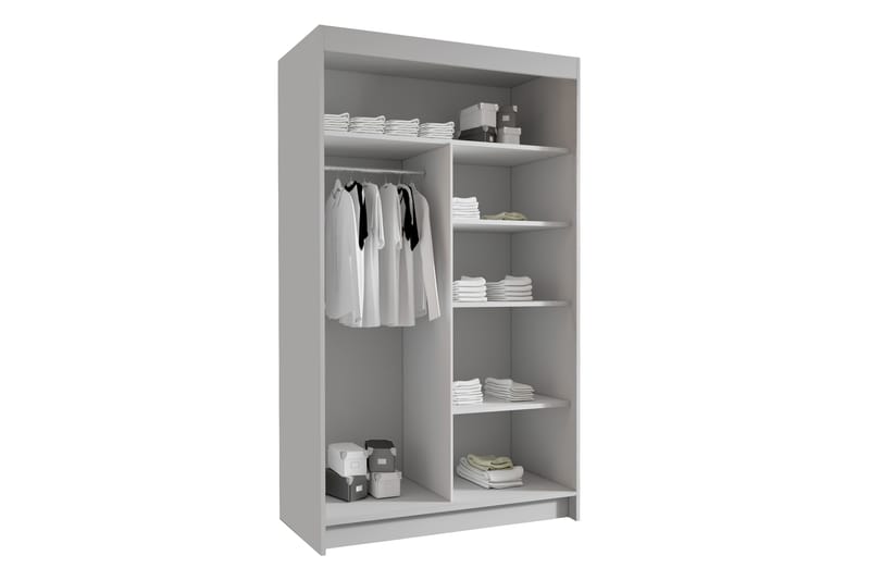 Narbonne Garderobe 100x200 cm - Beige - Oppbevaring - Klesoppbevaring - Garderober & garderobesystem