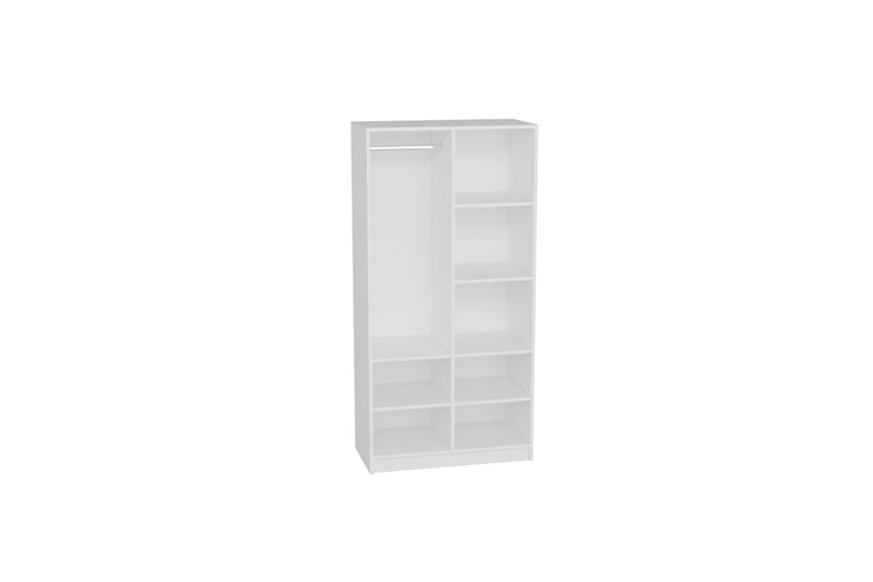 Newra Garderobe 90x180 cm - Hvit - Oppbevaring - Klesoppbevaring - Garderober & garderobesystem