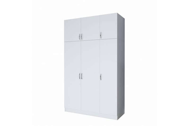 Ostin Garderobe 6 Skap 55x145 cm - Hvit - Oppbevaring - Klesoppbevaring - Garderober & garderobesystem