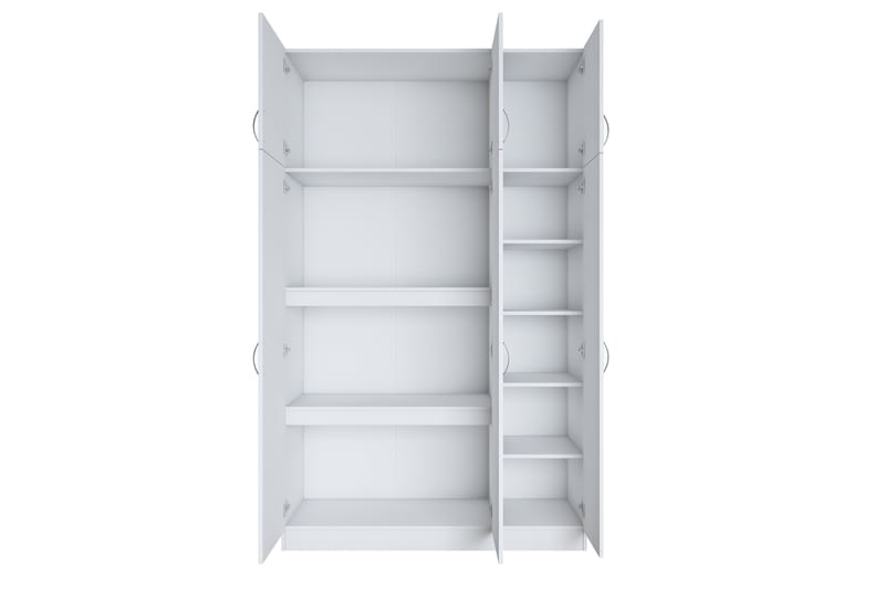 Ostin Garderobe 6 Skap 55x145 cm - Hvit - Oppbevaring - Klesoppbevaring - Garderober & garderobesystem