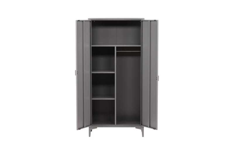 Piring Garderobe 85x45x183 cm - Lys grå - Oppbevaring - Klesoppbevaring - Garderober & garderobesystem - Garderobeskap & klesskap