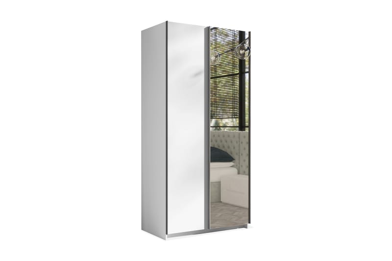 Rick Garderobe 100x64x216 cm - Oppbevaring - Klesoppbevaring - Garderober & garderobesystem