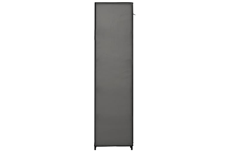 Sammenleggbar garderobe grå 110x45x175 cm stoff - Oppbevaring - Klesoppbevaring - Garderober & garderobesystem