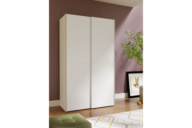 Shipts Garderobe 62x120 cm - Hvit - Oppbevaring - Klesoppbevaring - Garderober & garderobesystem