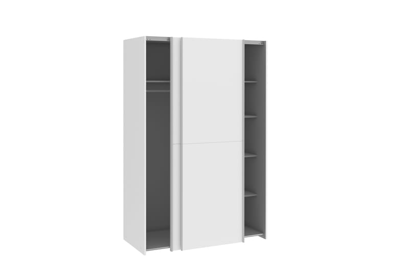 Shipts Garderobe 62x120 cm - Hvit - Oppbevaring - Klesoppbevaring - Garderober & garderobesystem