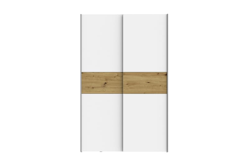 Shipts Garderobe 62x120 cm - Hvit/Brun - Oppbevaring - Klesoppbevaring - Garderober & garderobesystem