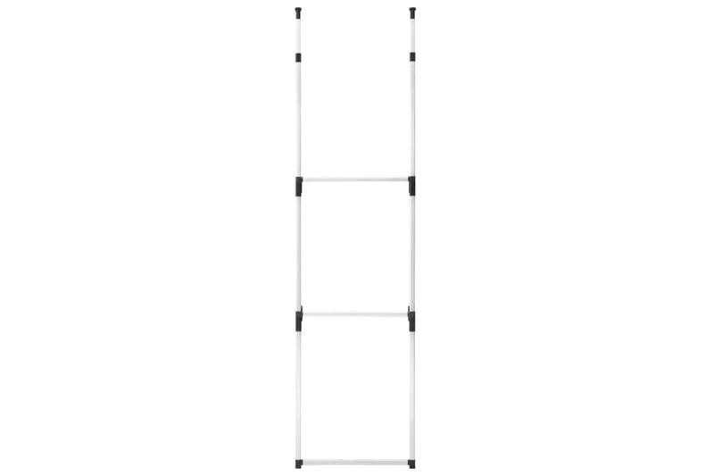 Teleskopisk garderobesystem med stenger aluminium - Oppbevaring - Klesoppbevaring - Garderober & garderobesystem