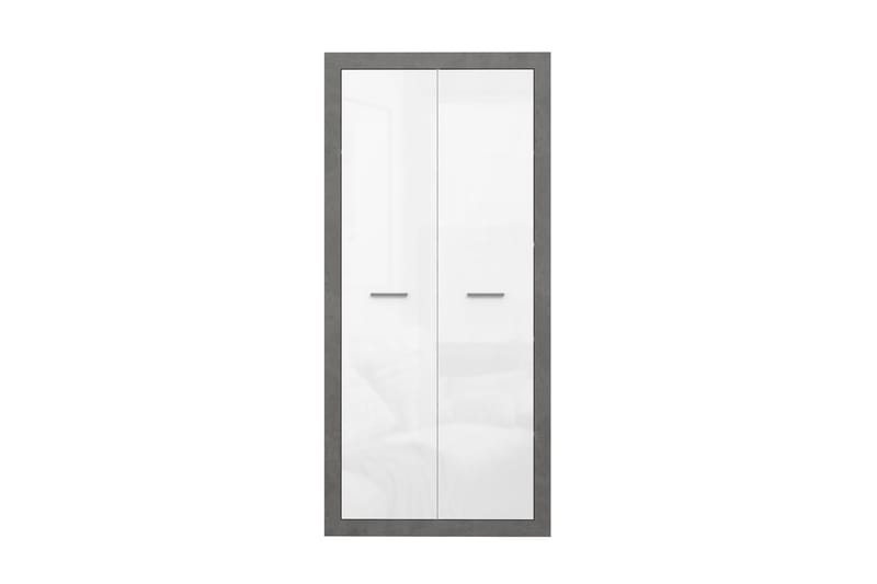 Tolovgrad Garderobe 54x92 cm - Grå/Hvit - Oppbevaring - Klesoppbevaring - Garderober & garderobesystem