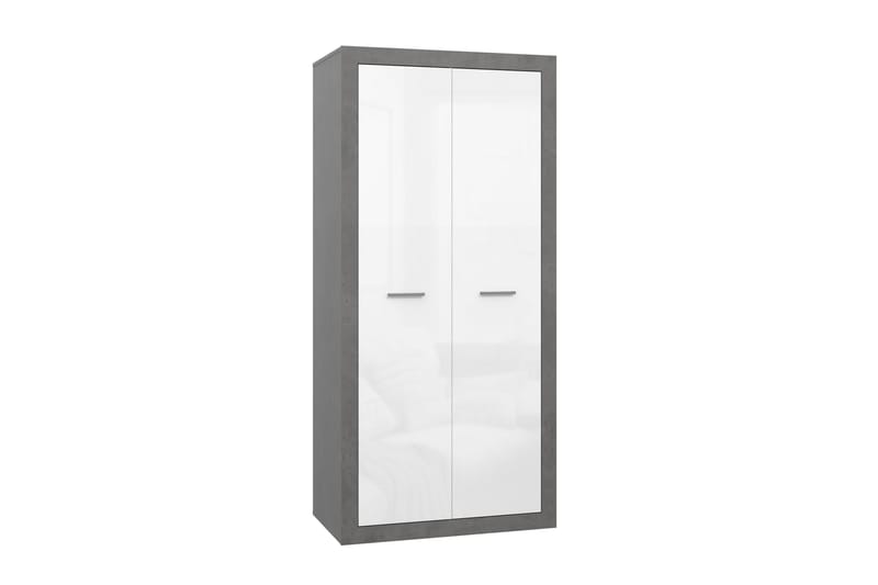 Tolovgrad Garderobe 54x92 cm - Grå/Hvit - Oppbevaring - Klesoppbevaring - Garderober & garderobesystem