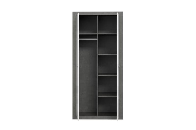 Tolovgrad Garderobe 54x92 cm - Grå/Hvit - Oppbevaring - Klesoppbevaring - Garderober & garderobesystem