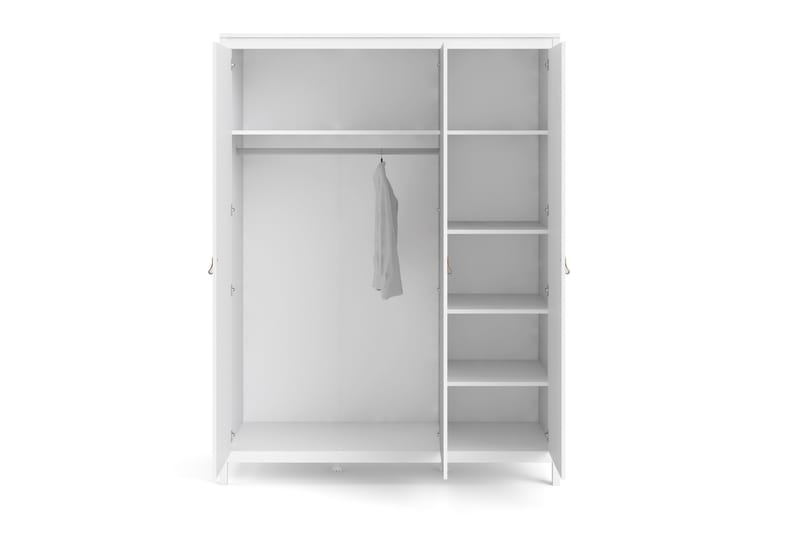 Vallvidera Garderobe 58x150 cm - Hvit - Oppbevaring - Klesoppbevaring - Garderober & garderobesystem