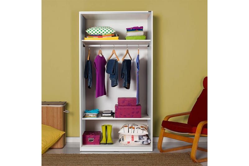 Wardrobe Hvit - Oppbevaring - Klesoppbevaring - Garderober & garderobesystem