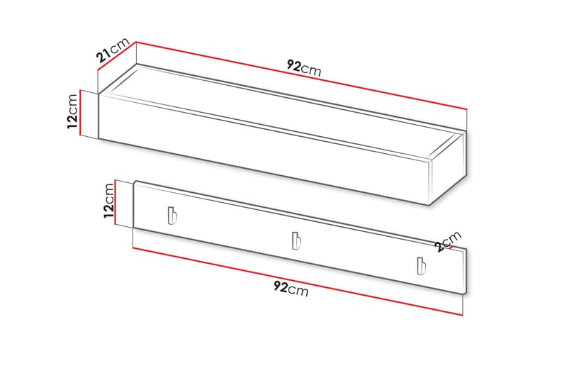 Simply Klesstativ 92 cm - Grå - Oppbevaring - Klesoppbevaring - Stumtjener