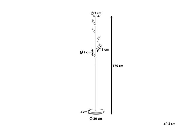 Albin Kleshenger 170 cm - Svart - Oppbevaring - Klesoppbevaring - Stumtjener