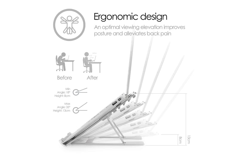 DESIRE2 bærbar stativ Supreme Lite bærbar - ØNSKE2 - Oppbevaring - Oppbevaring til småting - Oppbevaringsstativ - Laptop stativ