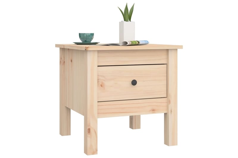 beBasic Sidebord 2 stk 40x40x39 cm heltre furu - Brun - Oppbevaring - Oppbevaringsmøbler - Sideboard & skjenker