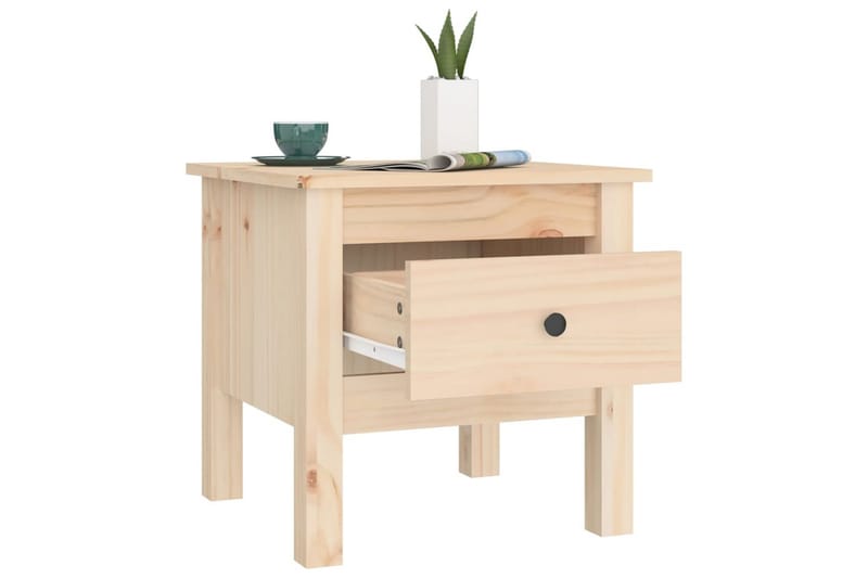 beBasic Sidebord 40x40x39 cm heltre furu - Brun - Oppbevaring - Oppbevaringsmøbler - Sideboard & skjenker