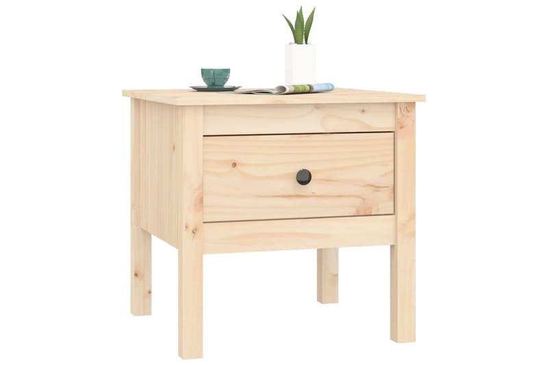 beBasic Sidebord 50x50x49 cm heltre furu - Brun - Oppbevaring - Oppbevaringsmøbler - Sideboard & skjenker