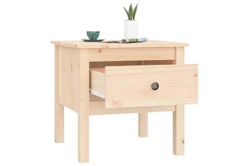 beBasic Sidebord 50x50x49 cm heltre furu - Brun - Oppbevaring - Oppbevaringsmøbler - Sideboard & skjenker