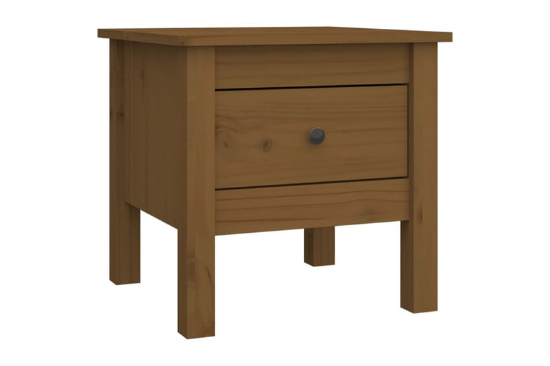 beBasic Sidebord honningbrun 40x40x39 cm heltre furu - Brun - Oppbevaring - Oppbevaringsmøbler - Sideboard & skjenker