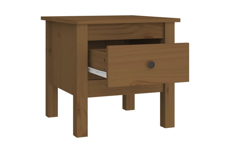 beBasic Sidebord honningbrun 40x40x39 cm heltre furu - Brun - Oppbevaring - Oppbevaringsmøbler - Sideboard & skjenker