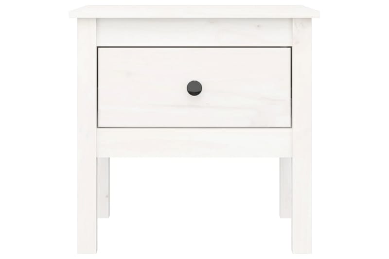 beBasic Sidebord hvit 50x50x49 cm heltre furu - Hvit - Oppbevaring - Oppbevaringsmøbler - Sideboard & skjenker