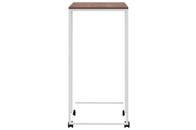 beBasic Sidebord med hjul hvit 40x30x63,5 cm konstruert tre - Hvit - Oppbevaring - Oppbevaringsmøbler - Sideboard & skjenker