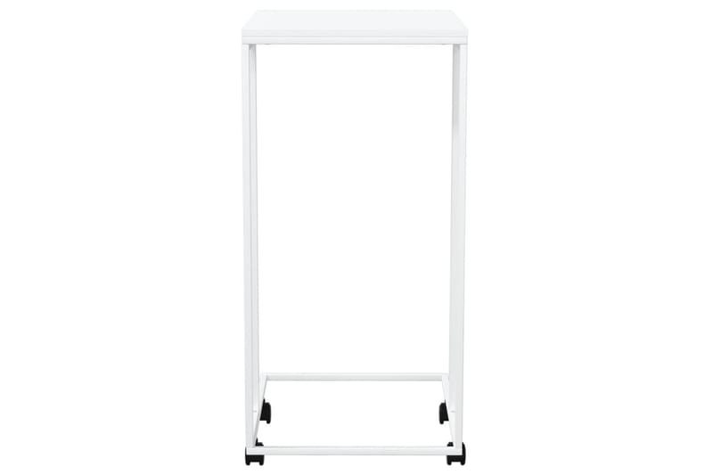 beBasic Sidebord med hjul hvit 40x30x63,5 cm konstruert tre - Hvit - Oppbevaring - Oppbevaringsmøbler - Sideboard & skjenker