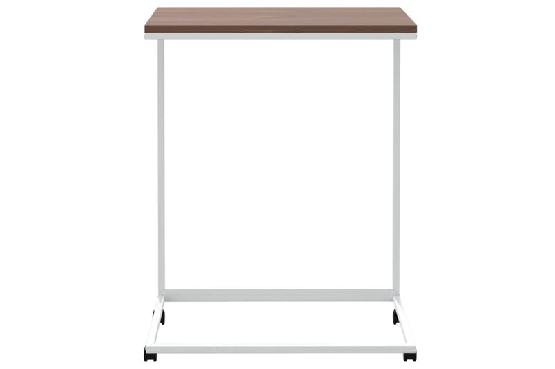 beBasic Sidebord med hjul hvit 55x35x70 cm konstruert tre - Hvit - Oppbevaring - Oppbevaringsmøbler - Sideboard & skjenker